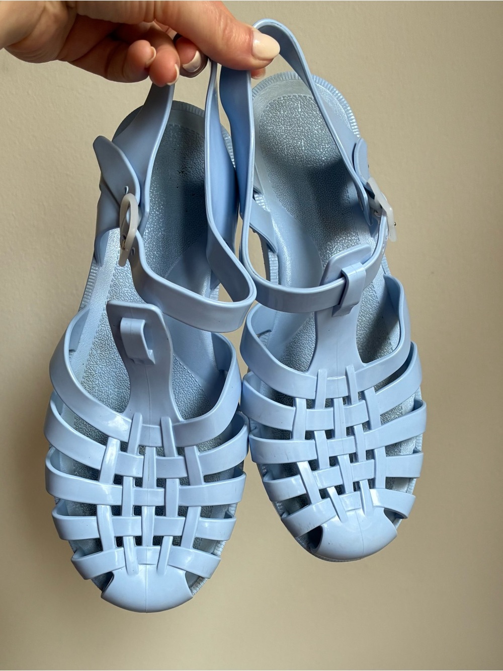 Plasticana Méduse jelly sandals blue size 40